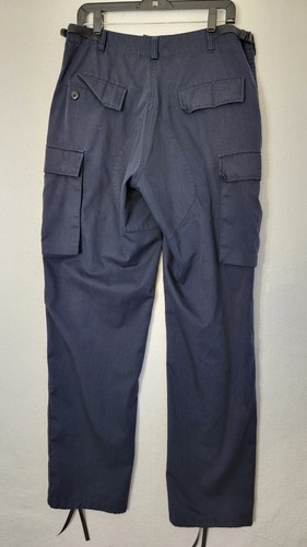 Elbeco TekTwill Size Medium Long Response Tactical Cargo Pants Navy Blue - Picture 5 of 11
