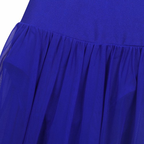 Girls Lyrical Glitter Dress Ballet Modern Contemporary Dance Leotard Costume - Picture 25 of 89