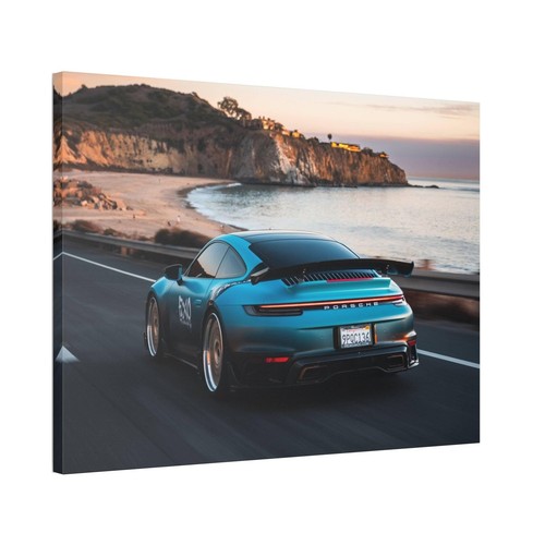 Porsche 911 High Resolution Museum Quality Horizontal Canvas Print #001 - Picture 4 of 10