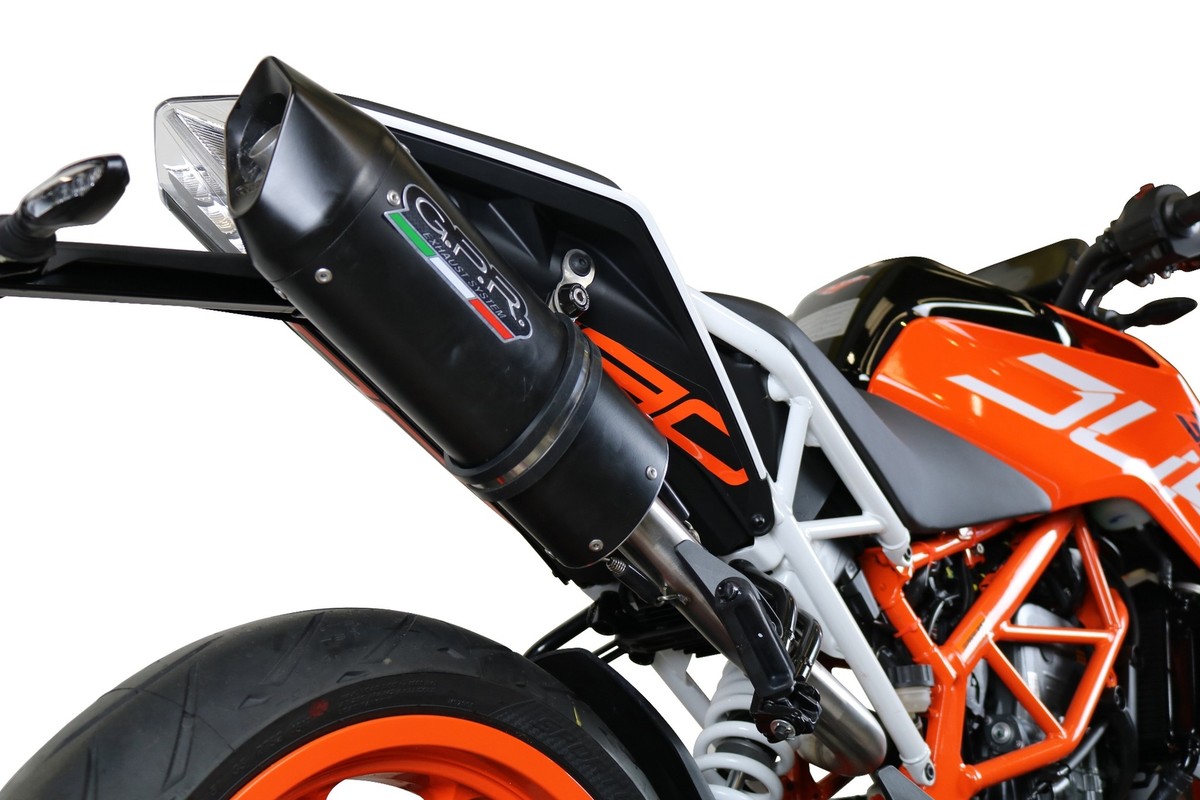 RC390 GPR マフラー KTM フルエキ　サイレンサー　DUKE For KTM Duke 390 2017-2018 GPR Exhaust High Mount Slip-On