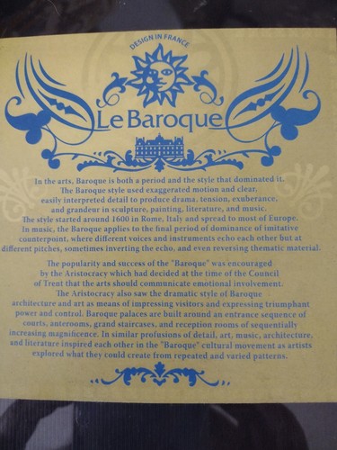 Le Baroque dinner knives set of 12 pieces ivory color *new in box* - Picture 6 of 6