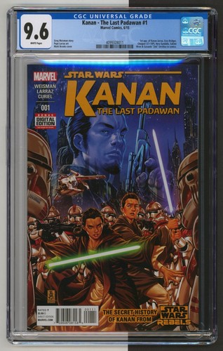 Star Wars Kanan Last Padawan #1, CGC 9.6, Multiple 1st Appearances, Marvel, 2015