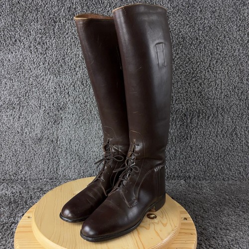 Botas de Montar Ecuestres Marlborough De Colección para Mujer Talla 7 Cuero Marrón Hechas en Inglaterra - Imagen 2 de 11