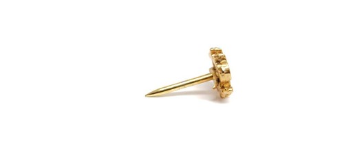 Letrero de dólar pin corbata de dinero tono dorado - Imagen 5 de 11