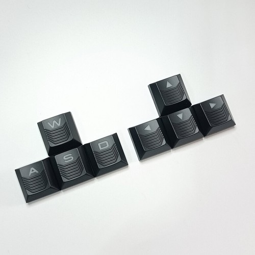 Mechanical Keyboard Key Caps WASD + Directional Key Caps Checkered feel Keycaps - Picture 2 of 17