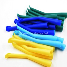 50 Pcs Dental Strong Suction Tips Disposable Surgical Aspirator Tube Adult 135mm