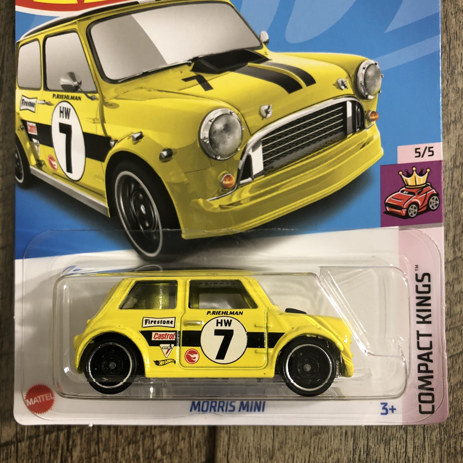 Hot Wheels 2022 Morris Mini Cooper Treasure Hunt HW Compact Kings H Case 