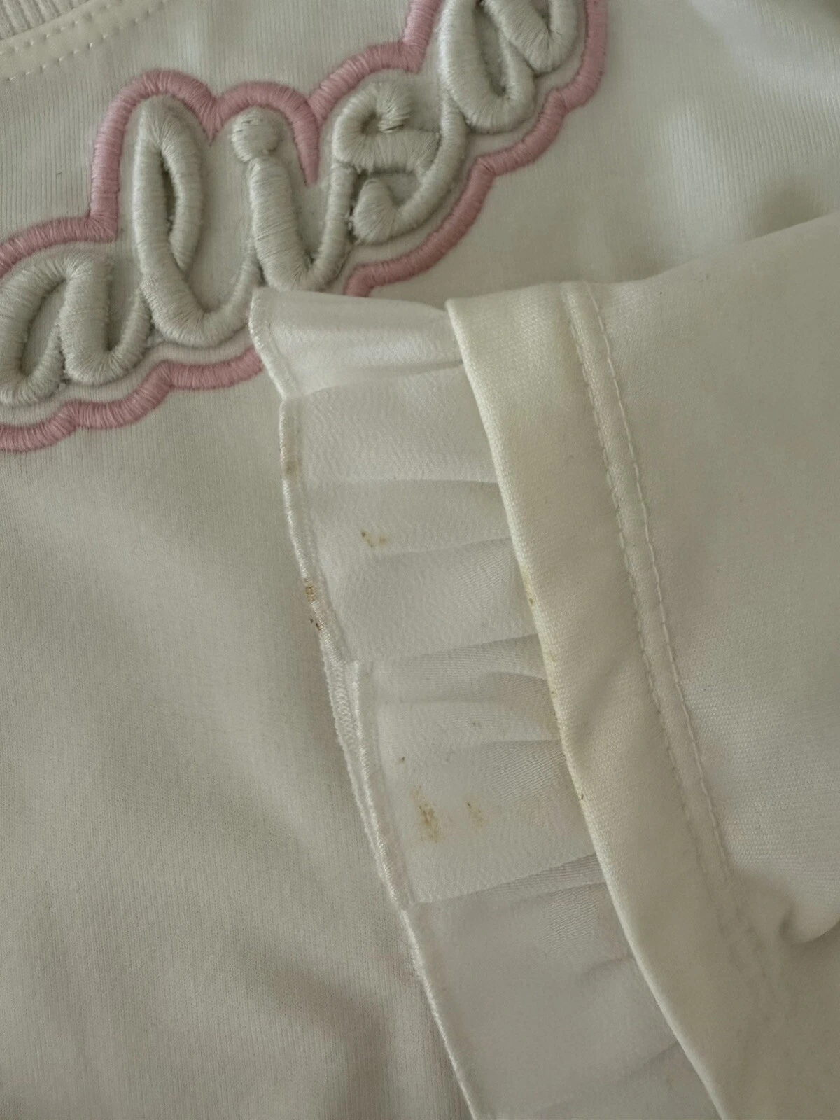 OFF WHITE Abito bambina Monnalisa bianco sporco taglia 10 Italia