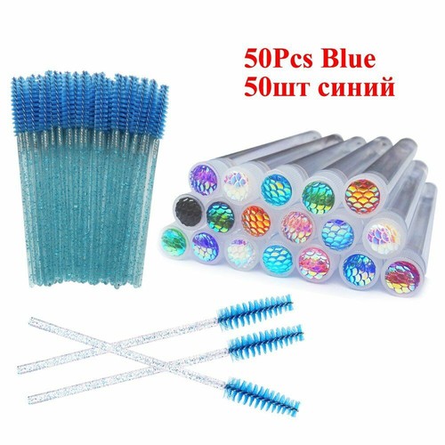 50pcs Reusable Eyelashes Brush Tube For Lashes Extension Mascara Wand - Picture 12 of 18