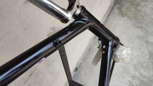 GUERCIOTTI - Steel Road Frame (size 55) 80s - Columbus Tubes - Telaio da Corsa - Foto 23 di 24