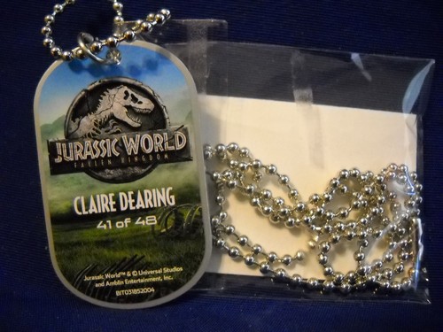 Jurassic World Fallen Kingdom DOG TAG / AUFKLEBER U-Pick-1 Bulls i Toys - Bild 55 von 71