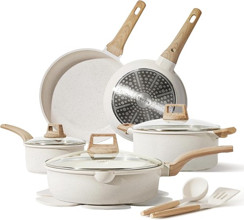 2025 New!14 Pcs Pots and Pans Set Nonstick,Cookware Set Kitchen Cooking Set