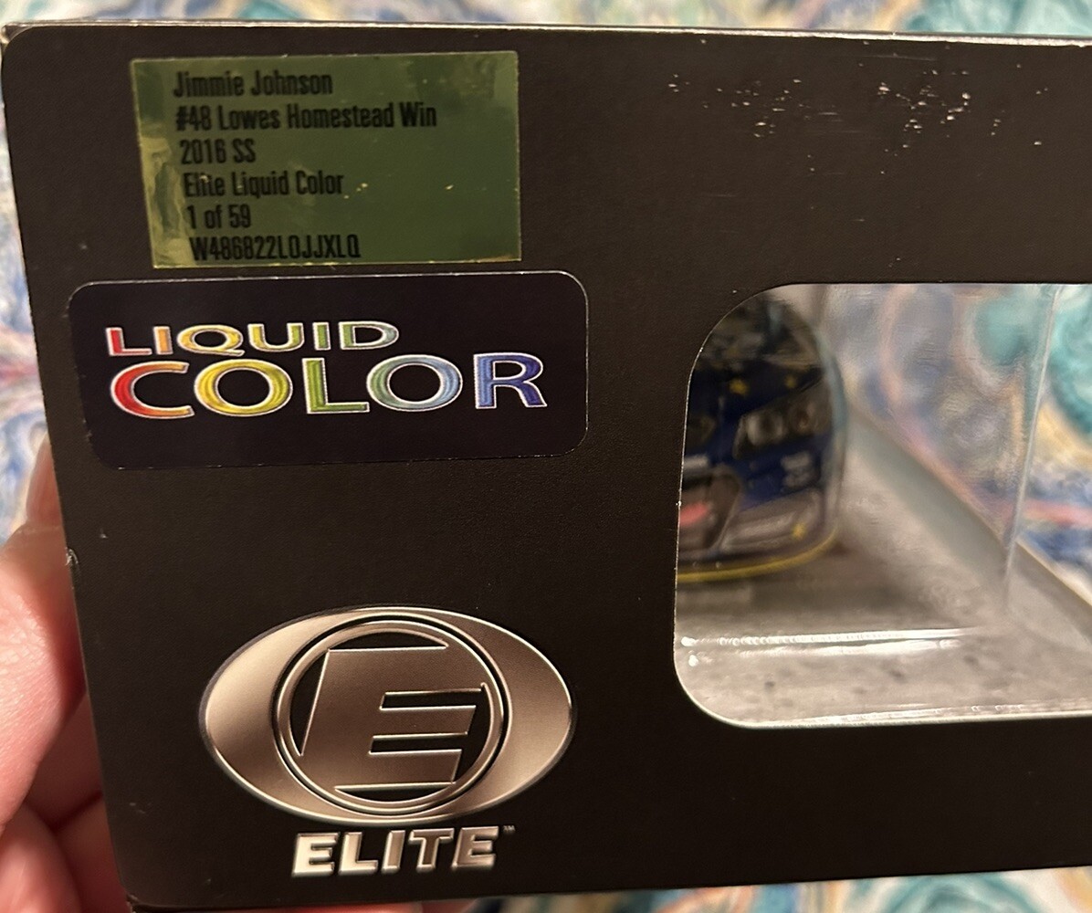 2016 JIMMIE JOHNSON 48 LOWE'S HOMESTEAD WIN LIQUID COLOR ELITE 1/24 XRARE! eBay