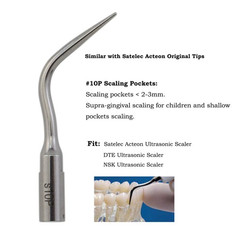 Satelec ACTEON Newtron Suprasson P5 Scaler Handpiece Tips for Ultrasonic Piezo - Picture 10 of 166