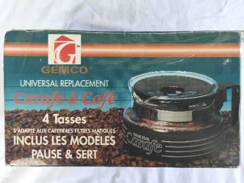 Gemco 4 Cup Vintage 1990's Replacement Glass Coffee Pot Decanter/Carafe Made USA - Picture 3 of 5