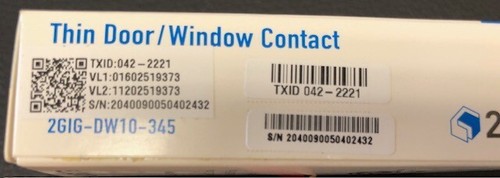 2GIG DW10-345 Thin Door/Window Contact-Brand New! - Picture 3 of 3