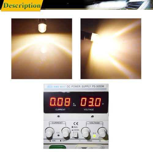 5x Warm White E10 LED 2835 Screw Flashlight Torch Globe Home Night Light Bulb 3V - Picture 7 of 7