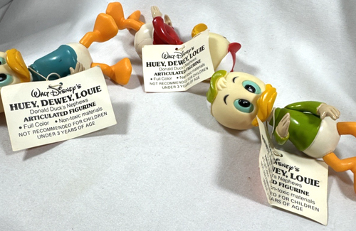 FIGURAS ARTICULADAS DE COLECCIÓN WALT DISNEY PRODUCTIONS WDP HUEY DEWEY LOUIE HONG KONG - Imagen 22 de 22