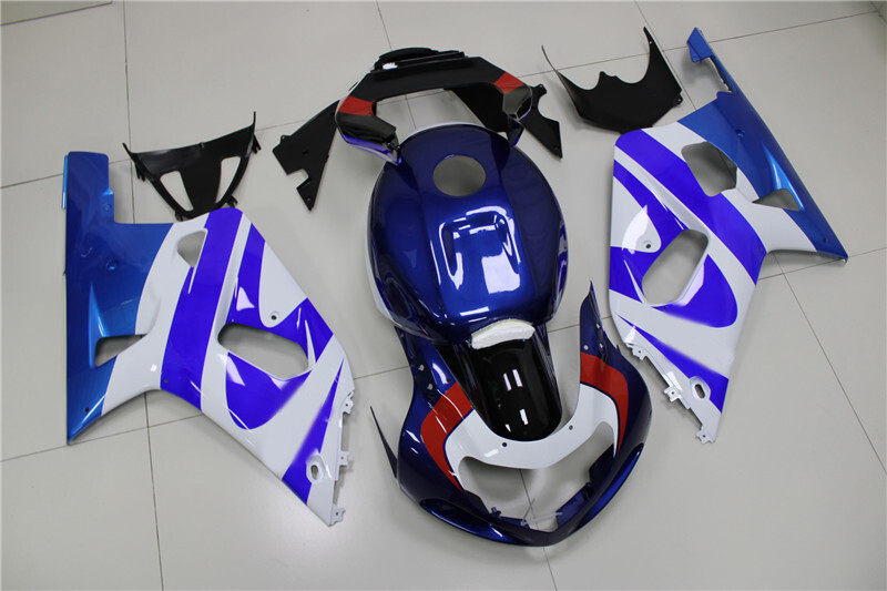 GL Blue ABS Plastic Injection Fairing Fit for Suzuki 2001-2003 GSXR 600/750 n056 image