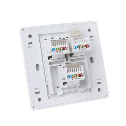 86 Type Computer Socket Panel CAT5E Module RJ45 Cable Interface Outlet - Afbeelding 8 van 13