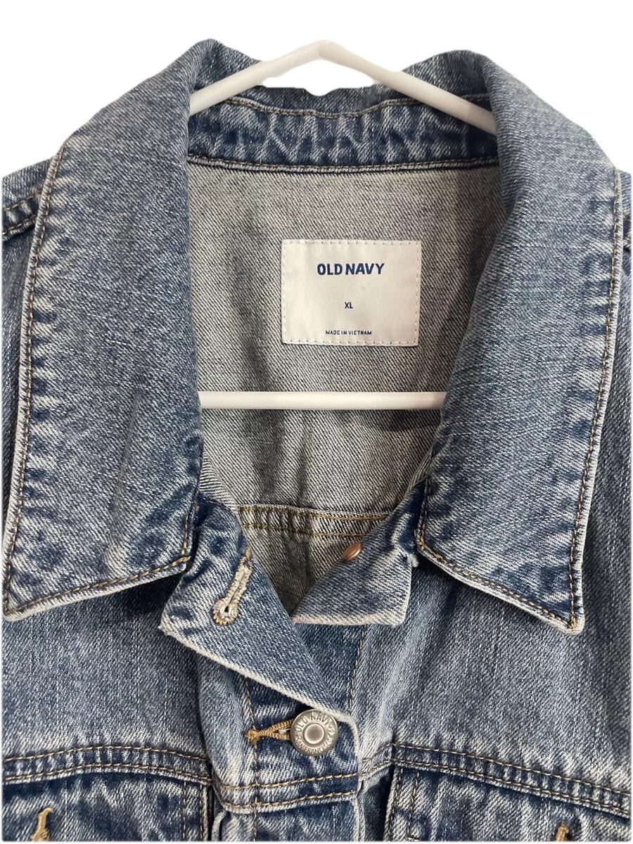 Old Navy Denim Jacket Women's XL Boyfriend Style | eBay