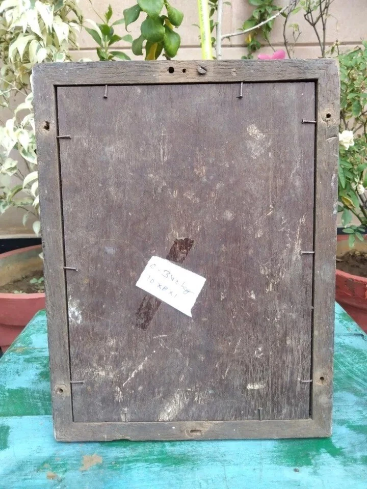 Fotografía de Templo Nasihk Vintage Madera Marco Colgante Pared Decoración Foto 4 de 4