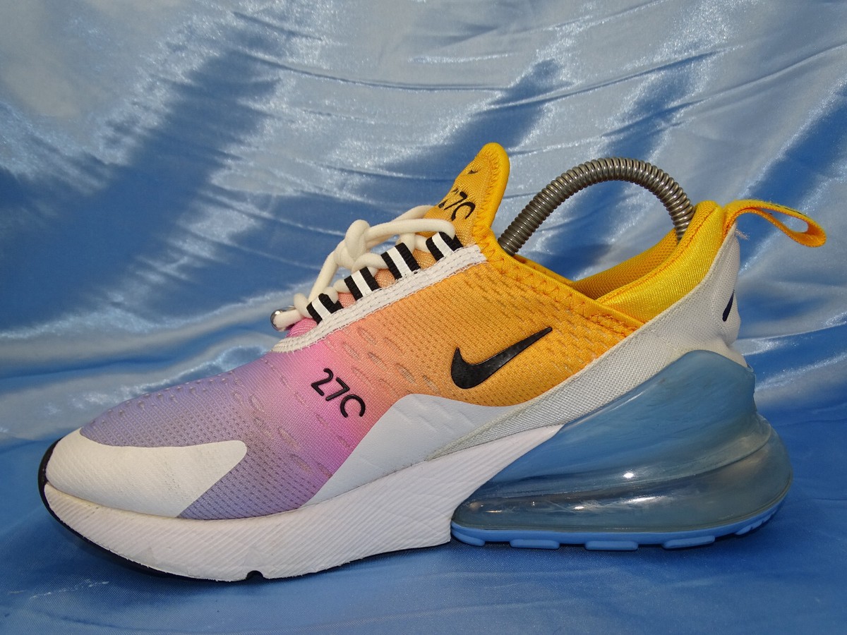 NIKE AIR MAX 270 GRADIENT UNIVERSITY GOLD SNEAKER GR 36 SELTEN RAR DS BUNT D53