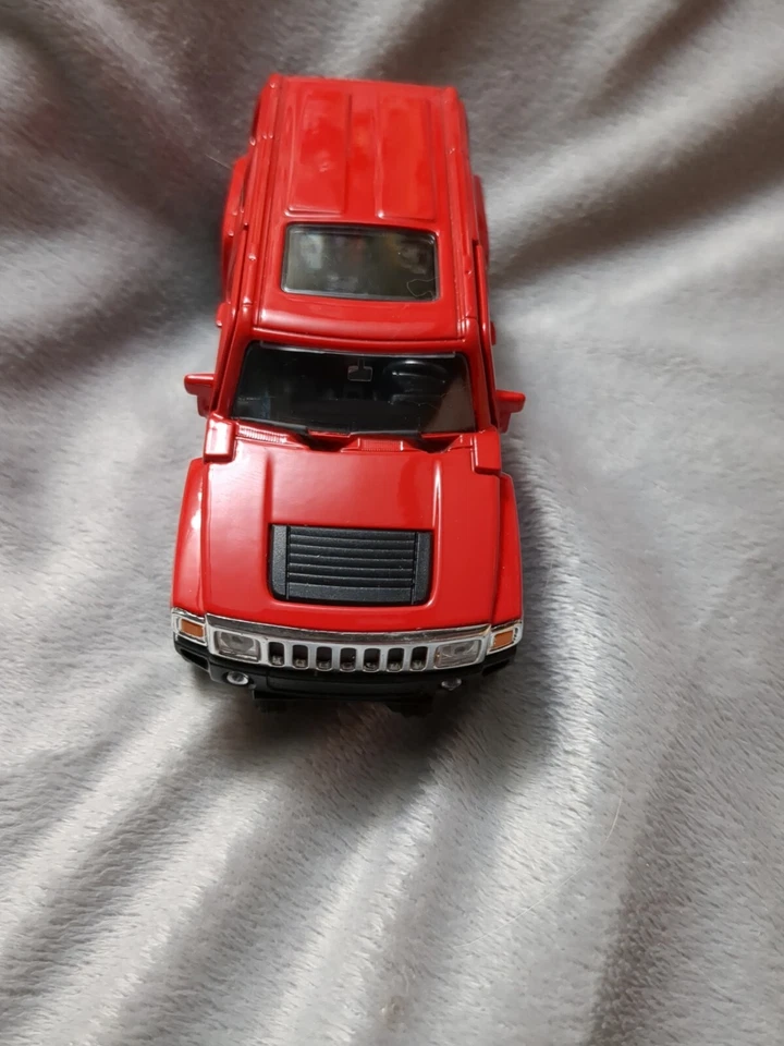 WELLY DieCast 4.5 Inch. HUMMER H3 Model Car Metal 4.5 Inches Red - Image 2 of 4