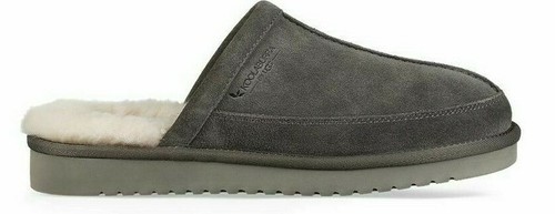 NEW KOOLABURRA BY UGG MENS BORDON STONE GREY SLIPPERS  US 10  1105891 - Picture 2 of 6