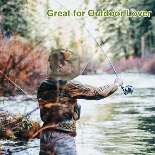 5pcs Anti-Mosquito Bug Bee Insect Head Net Hat Cap Sun Protection Fishing Hiking - Picture 7 of 12