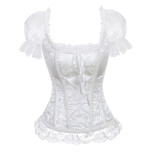 Sexy Disfraz Burlesco Corsé Vasco Cincher Lencería Bustier Real Lujo Encaje - Imagen 18 de 21