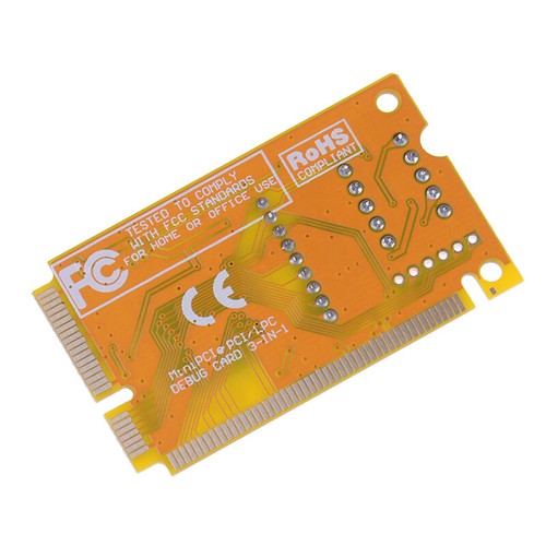 3in1 mini PCI PCI-E LPC PC laptop analyzer test diagnostic post test card palo - Photo 11/11
