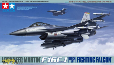 Tamiya 61098 Lockheed Martin F-16CJ (Block 50) Fighting Falcon - 1:48