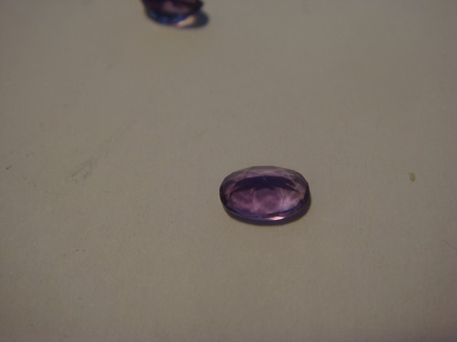 Piedra preciosa amatista corte ovalado 6 mm x 4 mm 0,42 quilates gema natural de África - Imagen 3 de 3