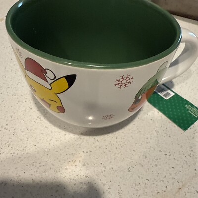 New w/tags Pokemon 24 oz ceramic holiday mug