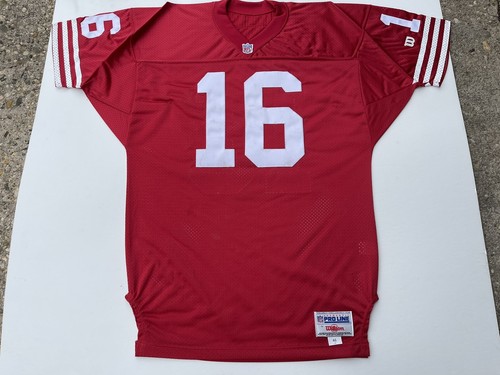 100% Authentic Signed-RARE SF 49ers/ Forty Niners Joe Montana #16 Wilson Jersey - Picture 2 of 12