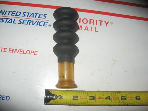 OLD PUSH CALL GAME CALL COAXER CALL AMBER AND BLACK - Picture 3 of 3