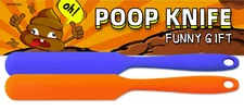 Artreeiger 2 Pack Poop Knife, Silicone Poop Cutter Knife Prank Practical Joke