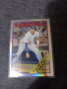 2023 Topps Chrome #88BC-16 Oswald Peraza RC 1988 Refractor Rookie Yankees
