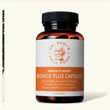 Bromide Plus Capsules Immunity Boost Cell Food Dr. Sebi 90 Capsules