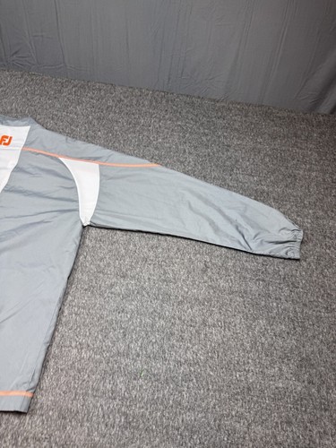 Footjoy Jacket Mens S Gray Softshell Golf Full Zip Wind Breaker - Picture 9 of 10