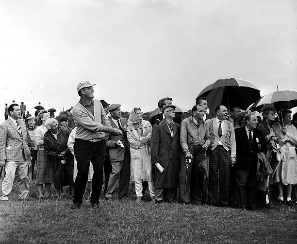 Golf British Open 1961 Dave Thomas Is Pictured Old Photo Golf British Open 1961 Dave Thomas Is Pictured Old Photo