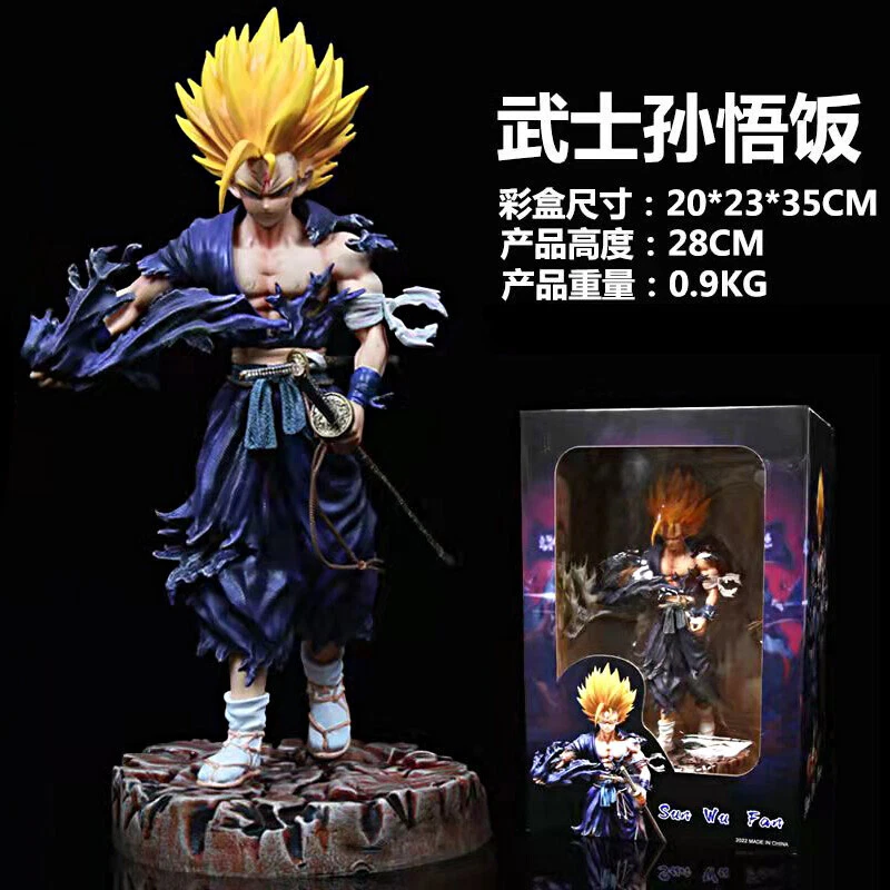 Samurai Goku Vegeta Frieza Broly Buu GK PVC Figure Anime Model Collect Stocked! - Image 4 of 4