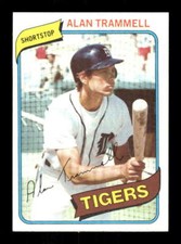 1980 Topps 232 Alan Trammell EX to NM BXCP27