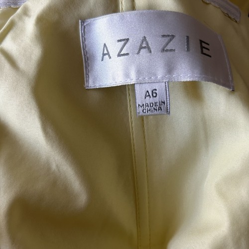 Vestido amarillo sin mangas Azazie talla A6 o EE. UU. talla 8 - Imagen 8 de 8