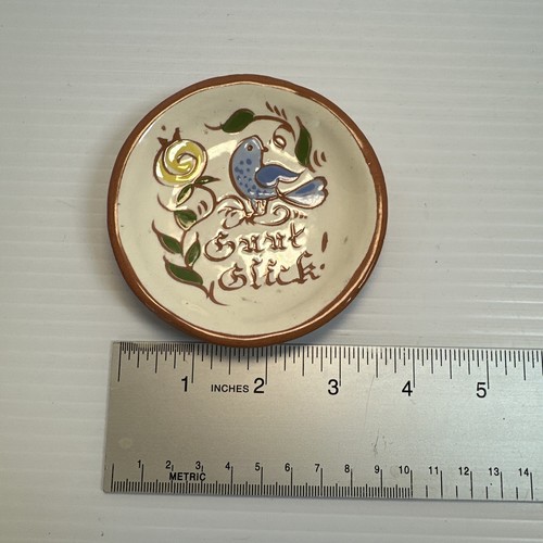 1963 Pennsylvania Dutch Bluebird Pottery signed Reading PA - Picture 4 of 4