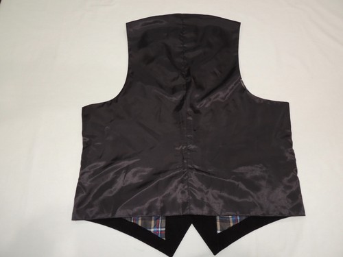 US Polo Assn Men's Black Corduroy With Lapels Waistcoat Vest size Large - Picture 5 of 11