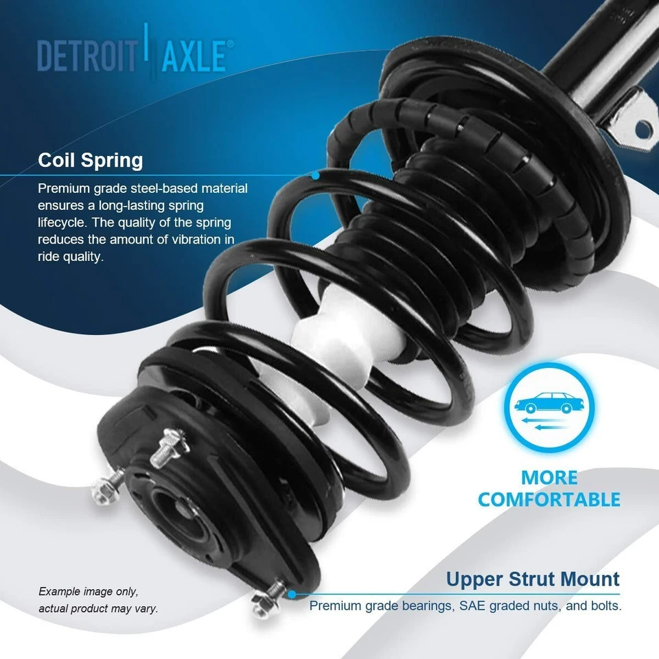 Puntales delanteros y traseros con muelles helicoidales eslabones para Toyota Prius 2004-2009 Foto 3 de 4