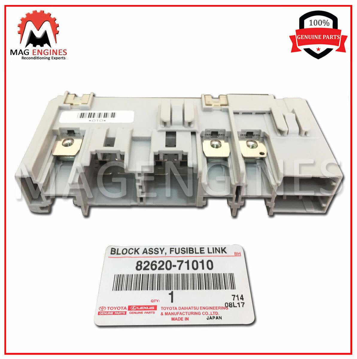 82620-71010 GENUINE OEM FUSIBLE LINK BLOCK ASSY 8262071010 | eBay