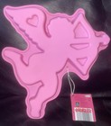 NEW WITH TAGS CUPID SILICONE BAKING MOULD 9x 9 INCHES PINK